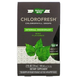 Nature's Way CНLOROFRESH капли с хлорофиллом, с мятным вкусом, 2 ж. унц. (59 мл)