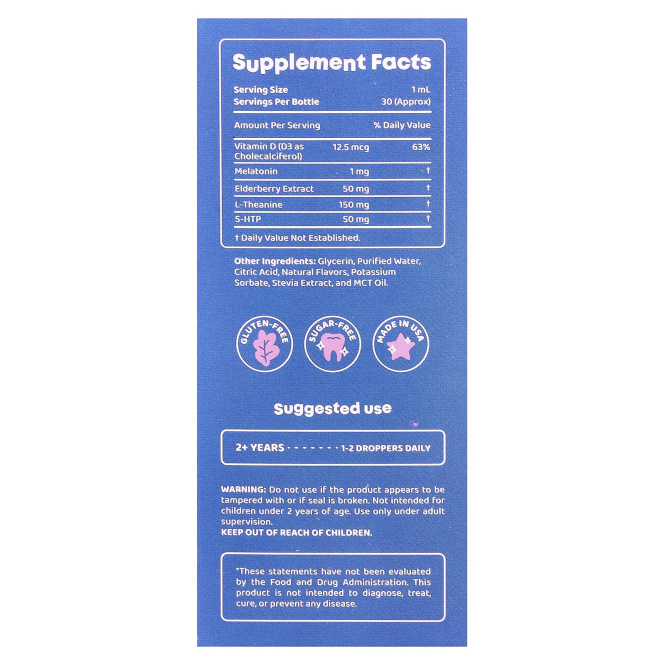 JoySpring, Sleep Berry, 30 мл (1 жидк. Унция)