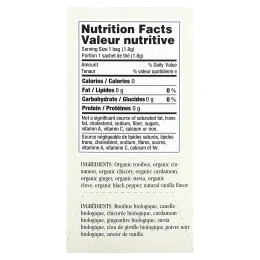 Uncle Lee's Tea, Imperial Organic Vanilla Rooibos Chai, без кофеина, 18 чайных пакетиков, 32,4 г (1,14 унции)