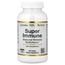 California Gold Nutrition, Super Immune, мультивитамины для сезонного оздоровления, 240 таблеток