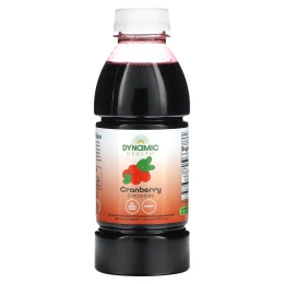 Dynamic Health  Laboratories, Чистая клюква, 100% концентрат сока, без подсластителей, 16 ж. унц.(473 мл)