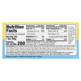 Quantum Energy Square, Темный шоколад с арахисовой пастой, 8 квадратов по 48 г (1,69 унции)