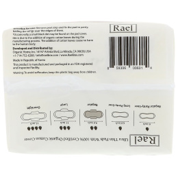 Rael, Органические ультра тонкие прокладки, Нормальные, 14 прокладок