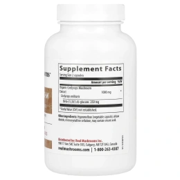 Real Mushrooms, Cordycep-M, экстракт грибов в порошке, 120 капсул