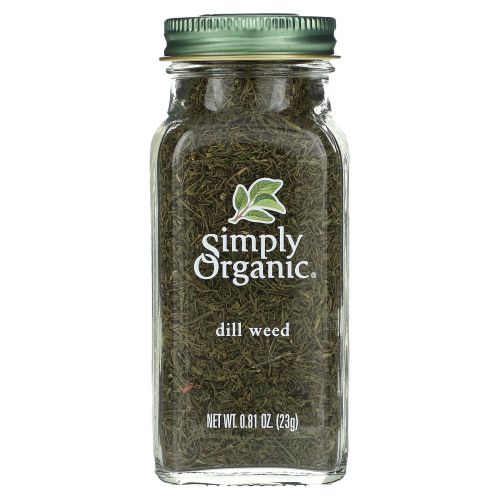 Simply Organic, Укроп, 0,81 унции (23 г)