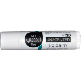 All Good Products, All Good Lips, бальзам для губ, SPF 20, без ароматических отдушек, 4.25 г