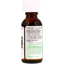 De La Cruz, Масло перечной мяты, 100% чистое эфирное масло, 1 ж. унц. (30 мл)