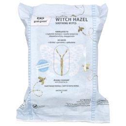 Grab Green, детские успокаивающие салфетки с гамамелисом, 32 шт.
