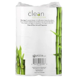 Vitacost, The Clean Collection™, бамбуковые салфетки для ванны, 12 рулонов