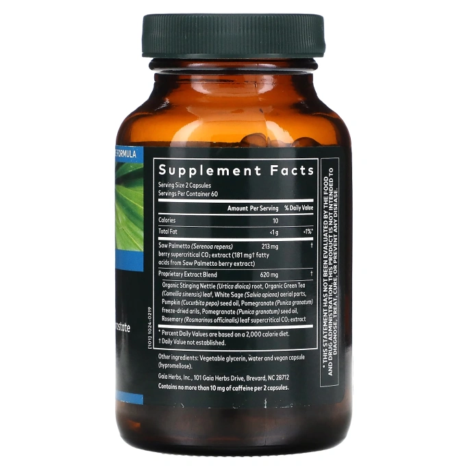 Gaia Herbs, Здоровье простаты, 120 растительных капсул с жидким содержимым