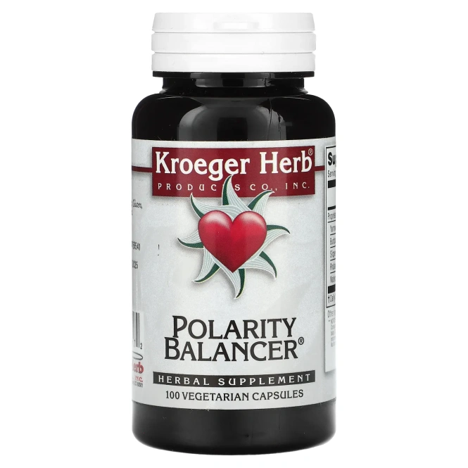 Kroeger Herb Co, Polarity Balancer, 100 вегетарианских капсул