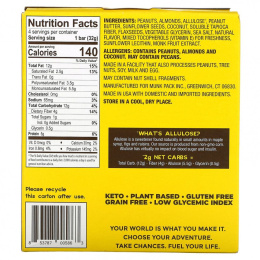Munk Pack, Keto Granola, батончик с арахисовой пастой, 4 батончика, 32 г (1,12 унции) каждый