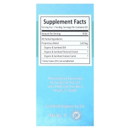 Secrets of Tea, органический чай для детей от колик, без кофеина, 20 неотбеленных чайных пакетиков, 28 г (1 унция)