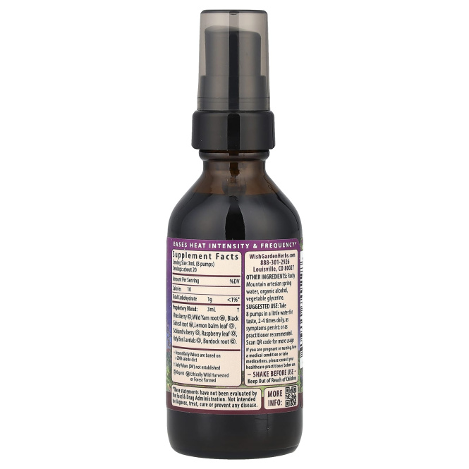 WishGarden Herbs, Hot Flash ™ Tamer, 59 мл (2 жидк. Унции)