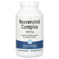 Lake Avenue Nutrition, комплекс с ресвератролом, 500 мг, 250 капсул