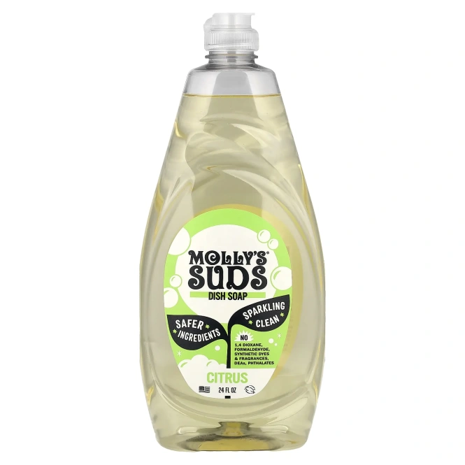 Molly's Suds, средство для мытья посуды, с цитрусовым вкусом, 24 жидк. унции