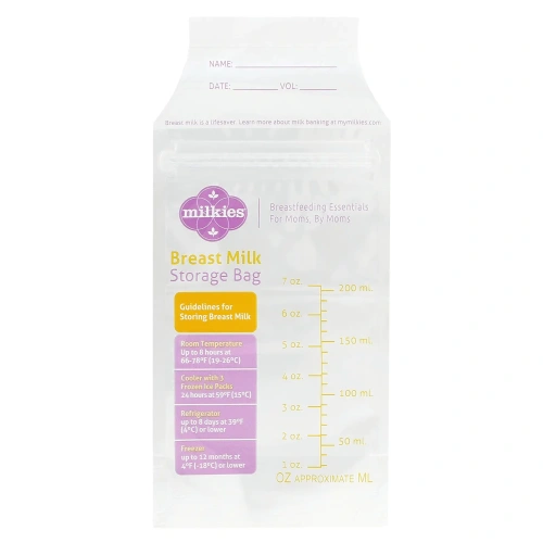 Fairhaven Health, Пакеты для хранения грудного молока, долговечные и герметичные, 50 пакетов для хранения