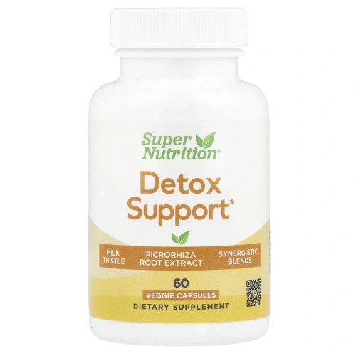 Super Nutrition, добавка для поддержки детоксикации, 60 растительных капсул