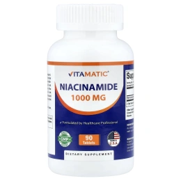 Vitamatic, никотинамид, 1000 мг, 90 таблеток