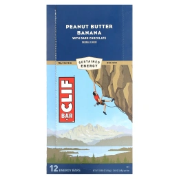 Clif Bar, Банановый батончик Clif с арахисовым маслом и 12 батончиками