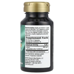 Nature's Way, Формула фермента лактазы, 100 капсул