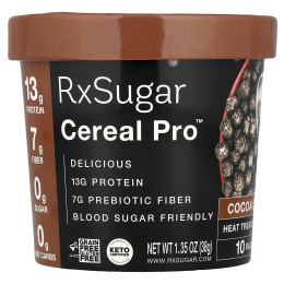 RxSugar, Cereal Pro ™, какао, 38 г (1,35 унции)