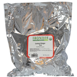 Frontier Natural Products, Органический лимонно-имбирный чай, 16 унций (453 г)