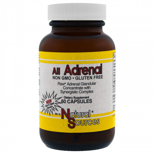 Natural Sources, All Adrenal, 60 капсул