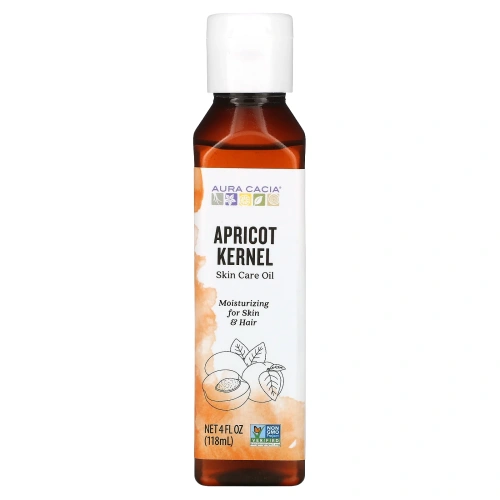 Aura Cacia, Skin Care Oil, Rejuvenating Apricot Kernel, 4 fl oz (118 ml)