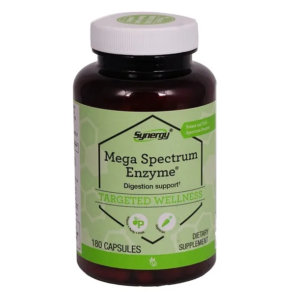 Vitacost, Synergy®, Mega Spectrum Enzyme®, 180 капсул