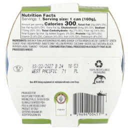 Wild Planet, Салат из дикого тунца и киноа, 160 г (5,6 унции)