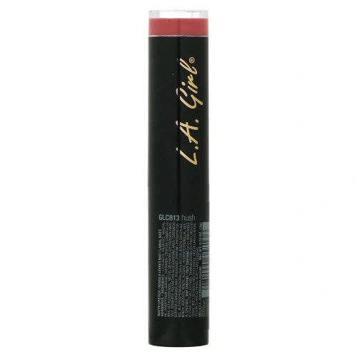 L.A. Girl, Матовая губная помада Matte Flat Velvet Lipstick, оттенок Hush, 3 г