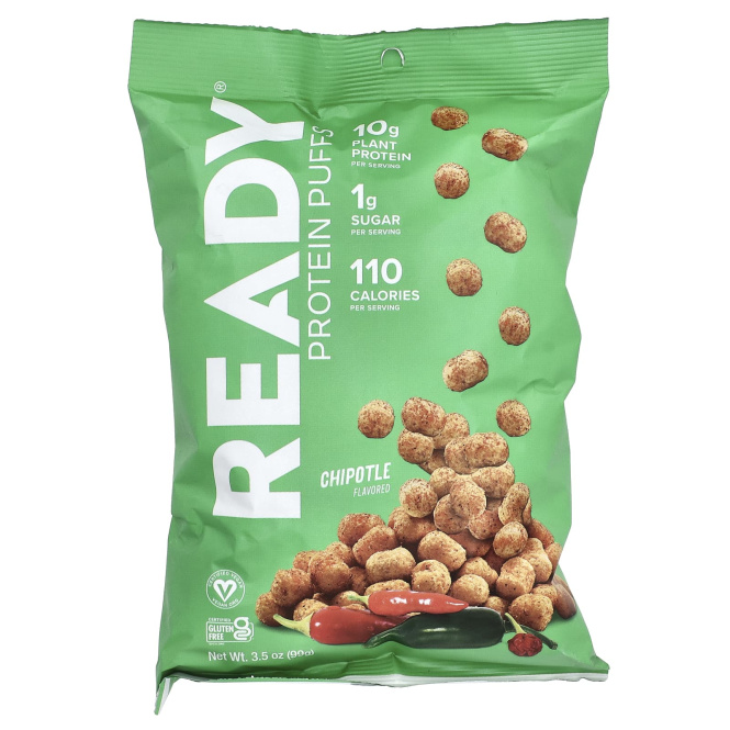 Ready, Protein Puffs, Chiptole, 99 г (3,5 унции)