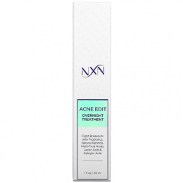 NXN, Nurture by Nature, Acne Edit, ночное средство против акне, 30 мл (1 жидк. унция)