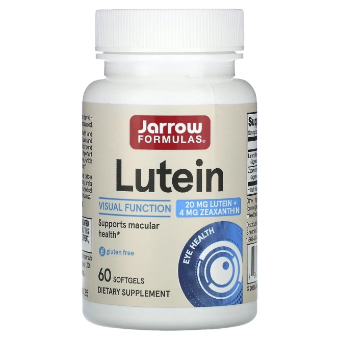 Лютеин Jarrow Formulas Lutein 20 мг, 60 капсул
