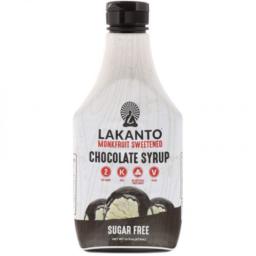 Lakanto, Chocolate Syrup, 16 fl oz (473 ml)