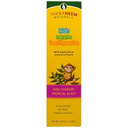 Organix South, TheraNeem Naturals, Kids Therapé, Kids Neem Toothpaste, Tropical Blast, 4.23 oz (120 g)