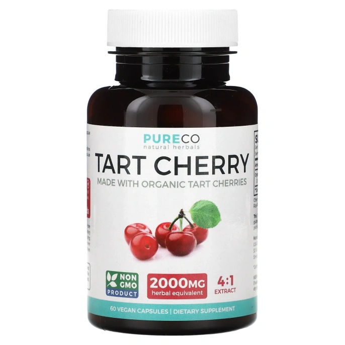 Pure Co., вишня, 60 веганских капсул