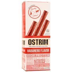 Protos Foods, Ostrim - 100% Говядина на травяном корме и лосиная палочка Хабанеро 10 упаковок