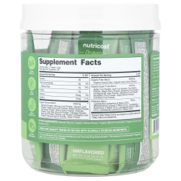 Nutricost, Органическая суперзеленая, без добавок, 20 пакетиков по 10 г (0,36 унции)
