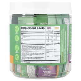 Nutricost, Органическая суперзеленая, разнообразная добавка, 20 пакетиков по 11 г (0,4 унции)