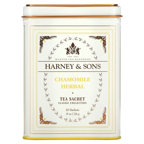 Harney & Sons, Fine Teas, Чай с ромашкой, 20 чайных саше, 0,9 унций (26 г)