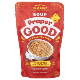 Proper Good, тайский стиль, суп из красного карри, средний, 340 г (12 унций)