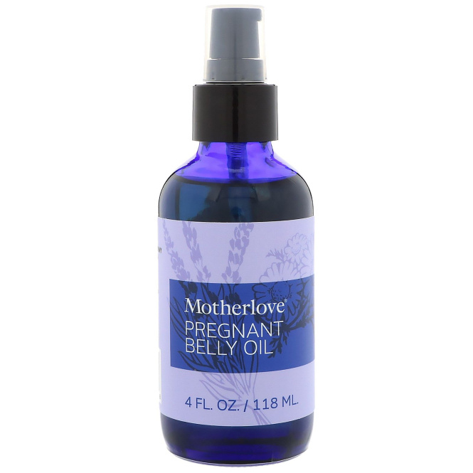Motherlove, Масло от растяжек в зоне живота, 4 жид. унции (118 мл)