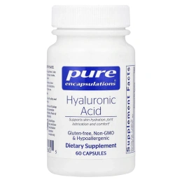 Pure Encapsulations, гиалуроновая кислота, 60 капсул (70 мг в 1 капсуле)
