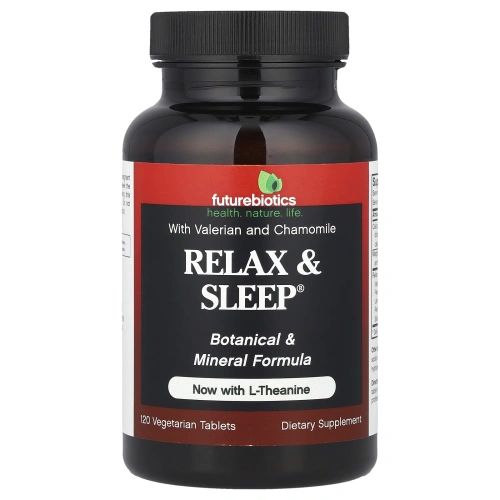 Futurebiotics, Relax & Sleep, для отдыха и сна,120 вегетарианских таблеток