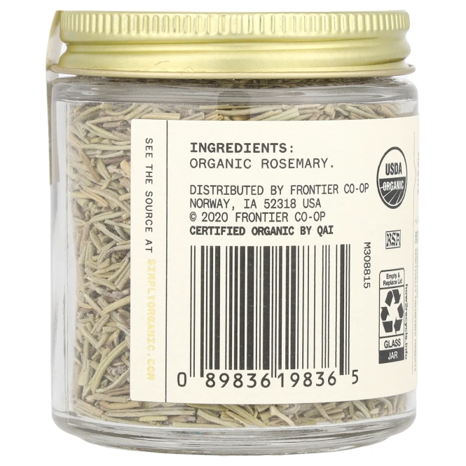 Simply Organic, Single Origin, испанский розмарин, 0,97 унции (28 г)