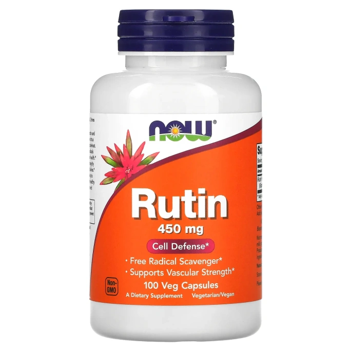 NOW Rutin 450 мг, 100 капсул