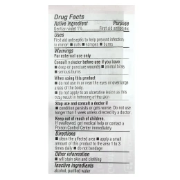 De La Cruz, Генциановый фиолетовый, антисептик для первой помощи, 1 унция (30 мл)