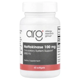 Allergy Research Group, Nattokinase, 100 mg, 60 Softgels